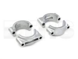 2x Klemmbrücke + Formstück (Silber matt) (Schutzblech VORN) S50 S51 S70 SR50 2x Klemmbrücke + Formstück (Silber matt) (Schutzblech VORN) S50 S51 S70 SR50