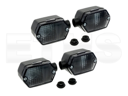 4x Blinker Grau (Eckig) Simson & ETZ