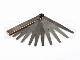 Abstandslehren 0,05 - 0,8mm (Set mit 10 Blatt)