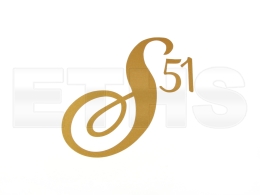 Aufkleber Seitendeckel (Gold) S51