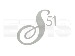 Aufkleber Seitendeckel (Silber) S51