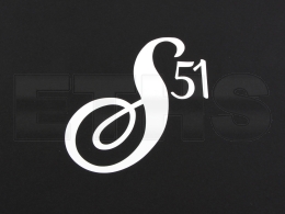 Aufkleber Seitendeckel (Weiß) S51