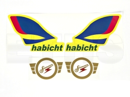 SR4-4 Habicht Aufkleber Set Tank + Rahmen