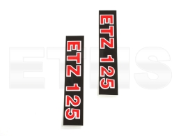 2x ETZ125 Aufkleber Telegabel