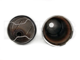 Auspuff kpl. verchromt (OHNE Innenaufbau) Simson S50 S51 SR50 KR51/2