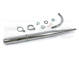Auspuff Set (Nähte Verschliffen) für Simson KR51/2