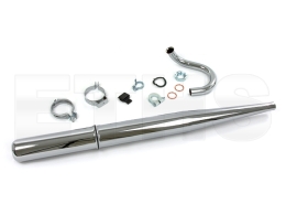 Auspuff Set (Nähte Verschliffen) für Simson SR50 SR80