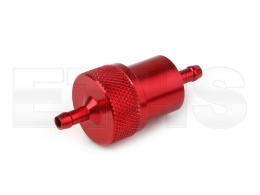 Benzinfilter ALU CNC (Rot) 6mm Leitungsfilter