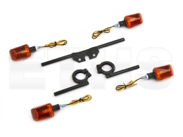 Blinker Set (Mini) Halter Schwarz S50 S51 S70