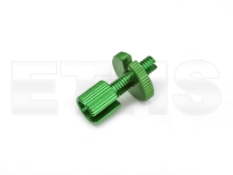 Stellschraube ALU - Grün eloxiert - (M6x22mm) für Bowdenzug