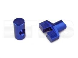 Einstellmutter f. Bremsstange (Blau eloxiert) Simson S50 S51 S70 SR50 KR51/2