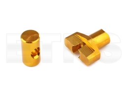 Einstellmutter f. Bremsstange (Gold eloxiert) Simson S50 S51 S70 SR50 KR51/2