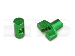 Einstellmutter f. Bremsstange (Grün eloxiert) Simson S50 S51 S70 SR50 KR51/2