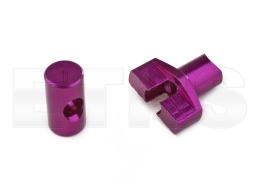 Einstellmutter f. Bremsstange (Lila eloxiert) Simson S50 S51 S70 SR50 KR51/2