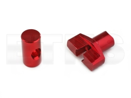 Einstellmutter f. Bremsstange (Rot eloxiert) Simson S50 S51 S70 SR50 KR51/2