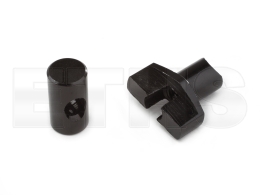 Einstellmutter f. Bremsstange (Schwarz eloxiert) Simson S50 S51 S70 SR50 KR51/2