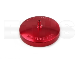 Tankdeckel E40 mit Entl&uuml;ftung ALU CNC V4 "MIXTURE 1:50" (Rot) f&uuml;r Simson