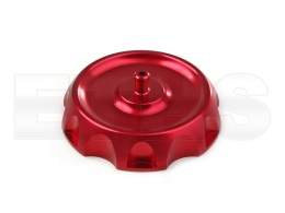 Tankdeckel E40 mit Entl&uuml;ftung ALU CNC V5 (Rot) f&uuml;r Simson