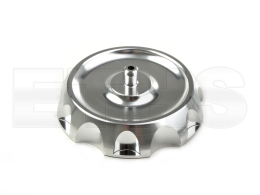 Tankdeckel E40 mit Entl&uuml;ftung ALU CNC V5 (Silber) f&uuml;r Simson