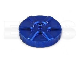 Tankdeckel E40 mit Entl&uuml;ftung ALU CNC V6 (Blau) f&uuml;r Simson