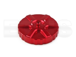 Tankdeckel E40 mit Entl&uuml;ftung ALU CNC V6 (Rot) f&uuml;r Simson