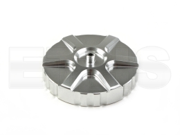Tankdeckel E40 mit Entl&uuml;ftung ALU CNC V6 (Silber) f&uuml;r Simson