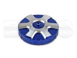 Tankdeckel E40 mit Entl&uuml;ftung ALU CNC V7 (Blau) f&uuml;r Simson