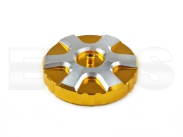 Tankdeckel E40 mit Entl&uuml;ftung ALU CNC V7 (Gold) f&uuml;r Simson