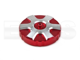 Tankdeckel E40 mit Entl&uuml;ftung ALU CNC V7 (Rot) f&uuml;r Simson