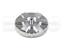 Tankdeckel E40 mit Entl&uuml;ftung ALU CNC V7 (Silber) f&uuml;r Simson