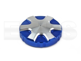 Tankdeckel E40 ALU CNC V8 (Blau) f&uuml;r Simson