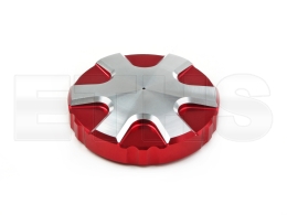 Tankdeckel E40 ALU CNC V8 (Rot) f&uuml;r Simson