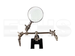 Helfende Dritte Hand mit Glaslupe + Standfuß ZD-10D