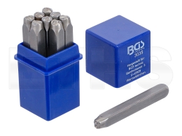 BGS - 3035 Schlagzahlen (Zahlen 0 - 9 / Ziffernhöhe 5mm) DIN 1451