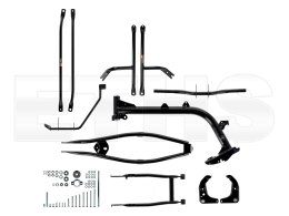 Rahmen-Baugruppe Klein + Normteilen Enduro (Schwarz PPB) Simson S50 S51 S70