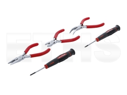 BGS - 20806 Feinmechaniker-Werkzeug-Satz 5-tlg. (Rot)