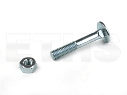 Flachrundschraube M8x50 (DIN 603) f. Motorlager