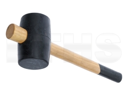 BGS - 1861 Gummihammer 500g Kopf-Durchmesser 65mm