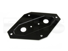 Kennzeichenverstärkung (Schwarz) Simson S70 SR80