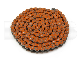 Kette verst&auml;rkt 420H (Orange) 140 Glieder + Schlo&szlig;