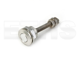 Schnellverschluss Knopf f&uuml;r Seitendeckel CNC (Silber)