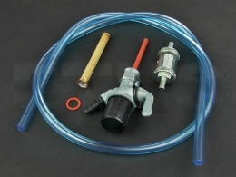 Kraftstoffhahn m. Wassersack + Filter + Schlauch Set S51 ETZ TS Kraftstoffhahn m. Wassersack + Filter + Schlauch Set S51 ETZ TS