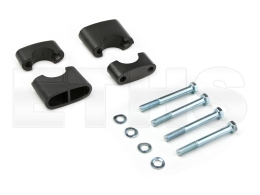 Lenkerbefestigungs Set (Schwarz matt) Simson S50 S51 S53 S70 S83