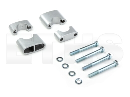 Lenkerbefestigungs Set (Silber matt) Simson S50 S51 S53 S70 S83