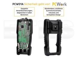 PCW01A Digital-Multimeter 2000 Counts CAT III 600V AC/DC