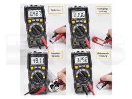 PCW01B Digital-Multimeter (True RMS) 4000 Counts CAT III 600V AC/DC