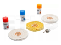 BGS - 3990 Polier-Sortiment für weiche Metalle 7-tlg.