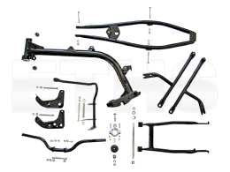 Fahrgestell Set Rahmen + Kleinteile (Schwarz) Simson S50 S51 S70