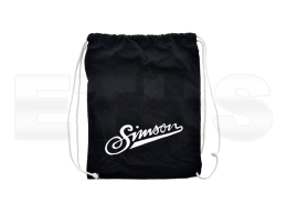 Sportbeutel (Schwarz) m. Kordelzugverschluss - SIMSON weich