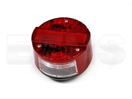 Rücklicht kpl. (Rund) mit KZB 3-Schrauben für Simson & MZ